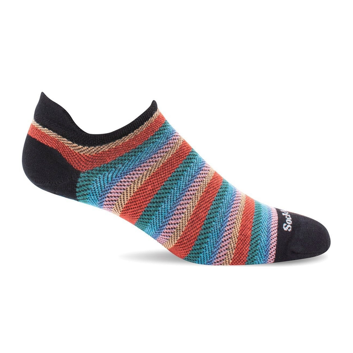 Sockwell Tipsy No Show Sock (Women) - Black Accessories - Socks - Lifestyle - The Heel Shoe Fitters