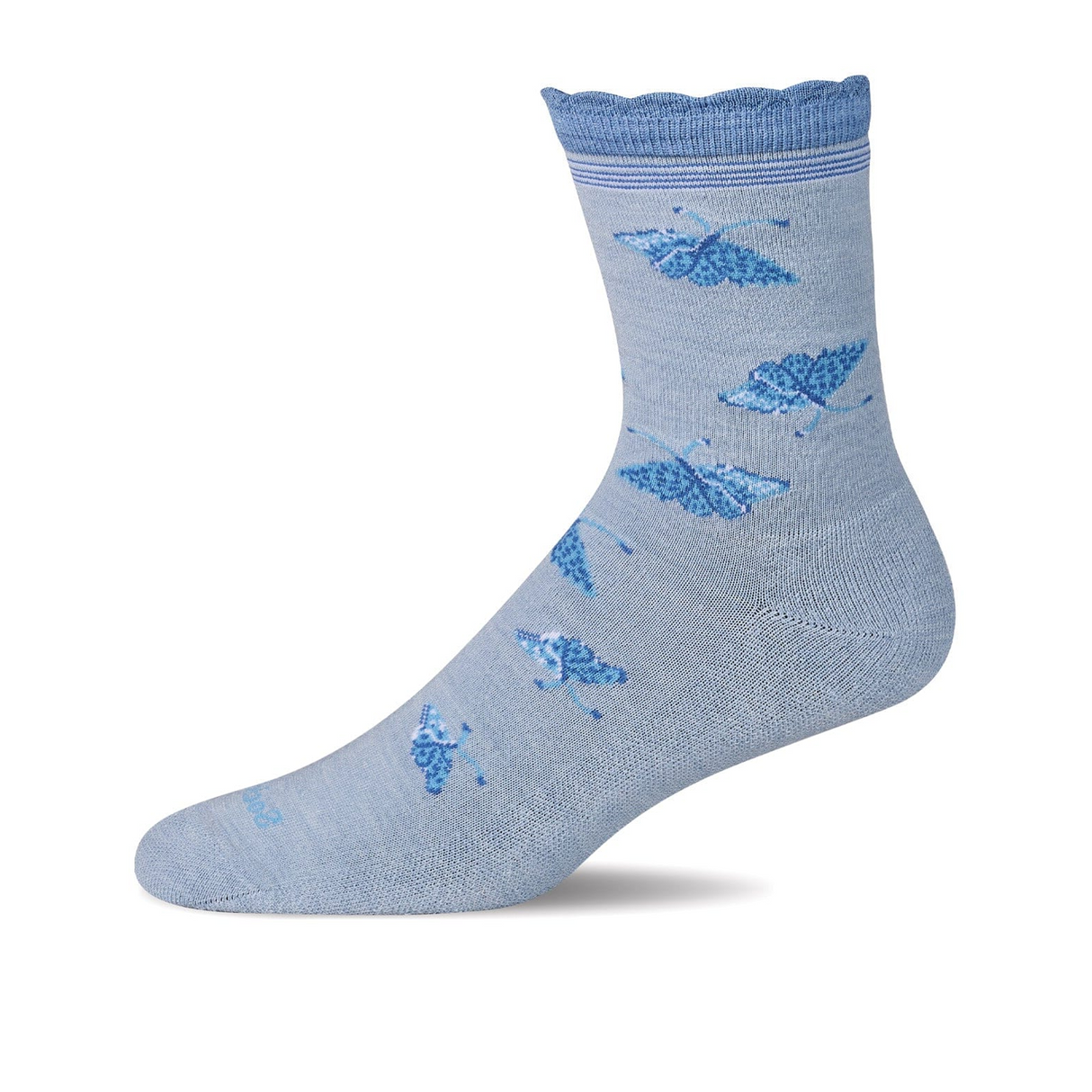 Sockwell Butterfly Lace Crew Sock (Women) - Chambray Accessories - Socks - Lifestyle - The Heel Shoe Fitters