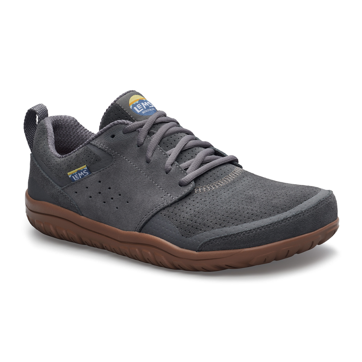 Lems Primal Zen SuedeTrail Shoe (Unisex) - Graphite