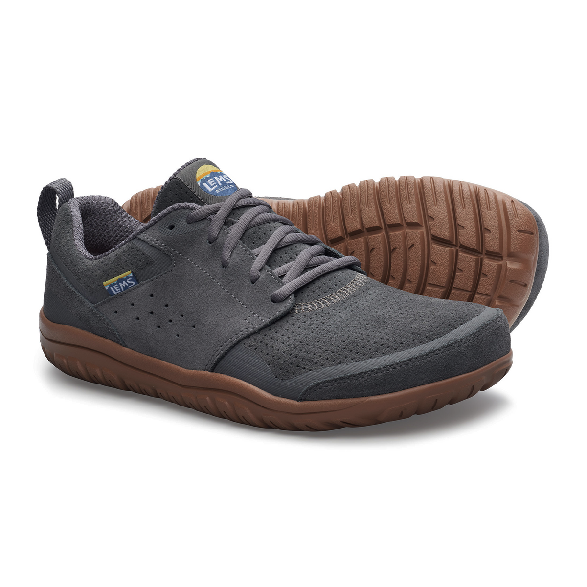 Lems Primal Zen SuedeTrail Shoe (Unisex) - Graphite