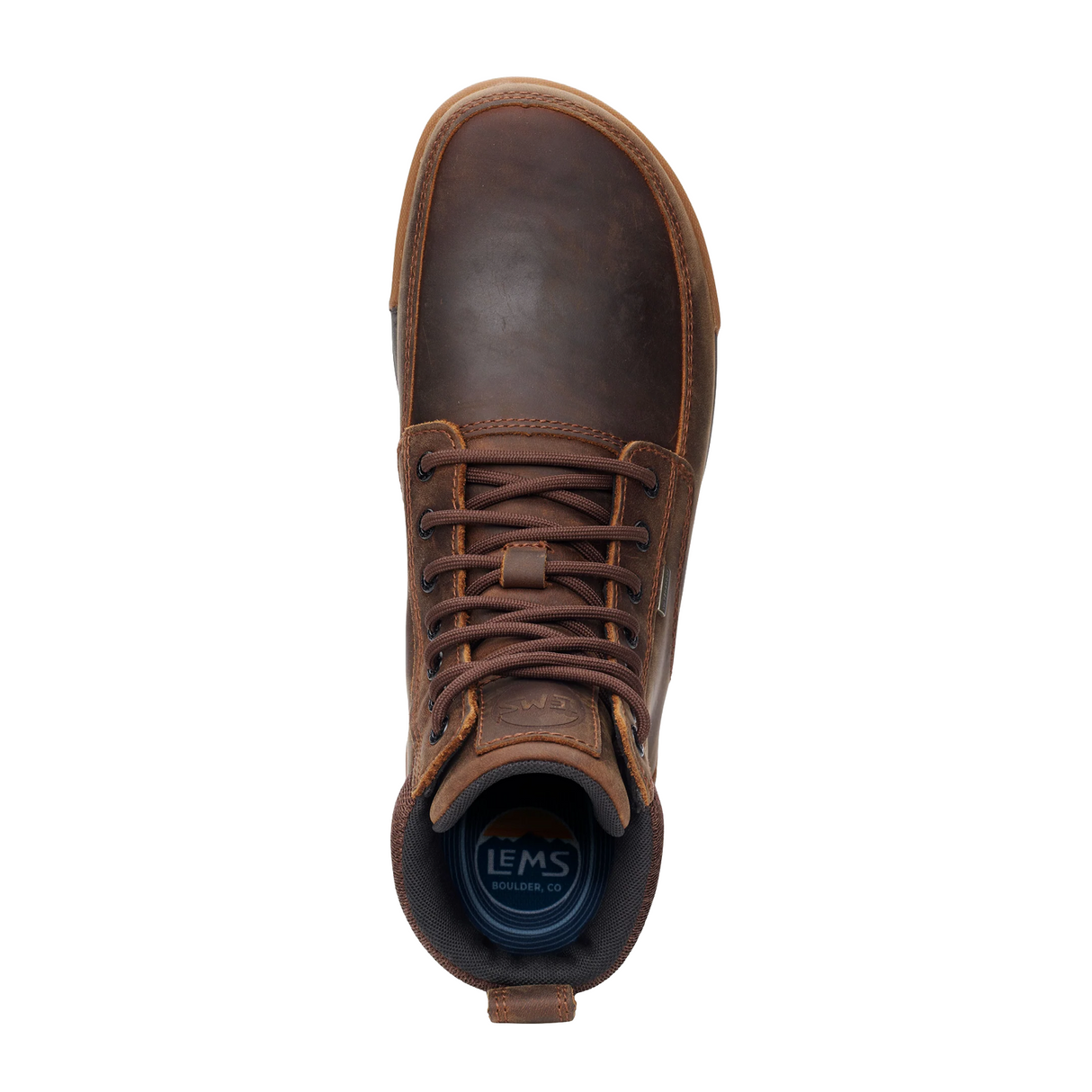 Lems Boulder Summit WP (Unisex) - Rugged Bark Boots - Casual - Mid - The Heel Shoe Fitters