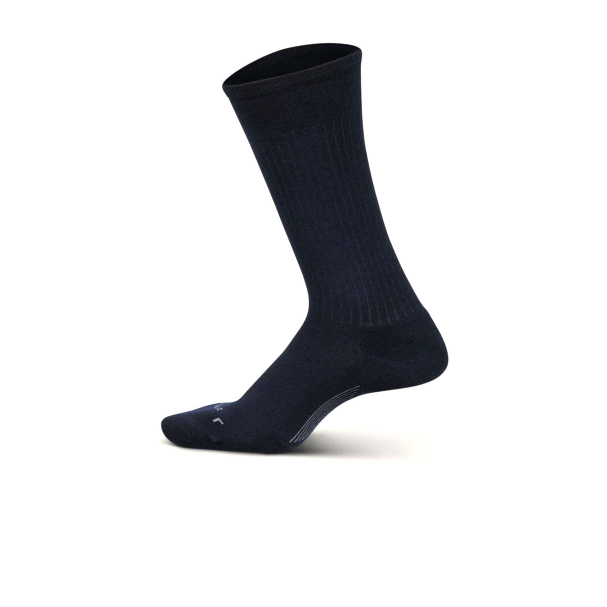 Feetures LM10001 Max Cushion Classic Rib Crew Sock (Men) - Black Accessories - Socks - Performance - The Heel Shoe Fitters