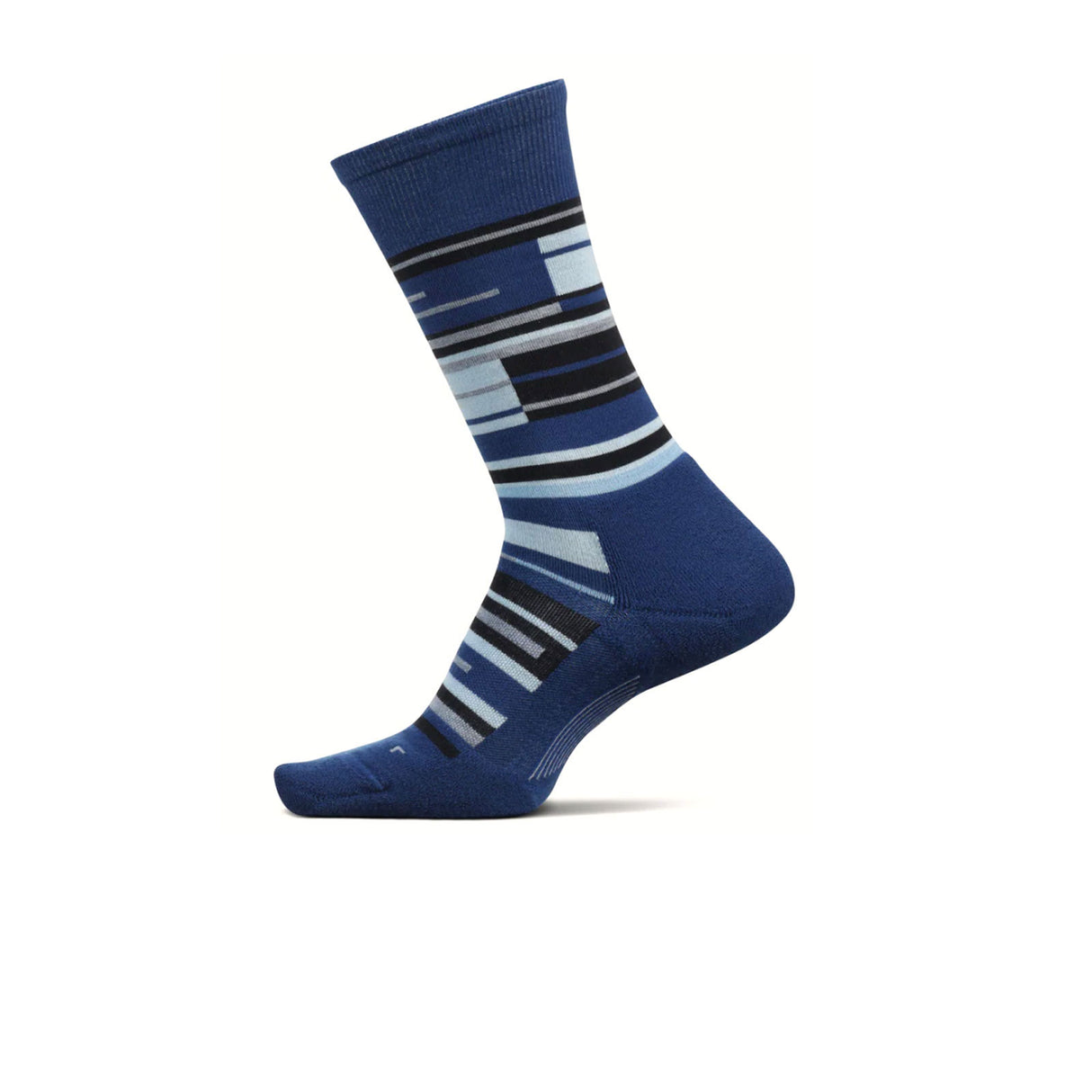 Feetures LM108623 Max Cush Classic Rib Crew Sock (Men) - Transit Blue Accessories - Socks - Lifestyle - The Heel Shoe Fitters