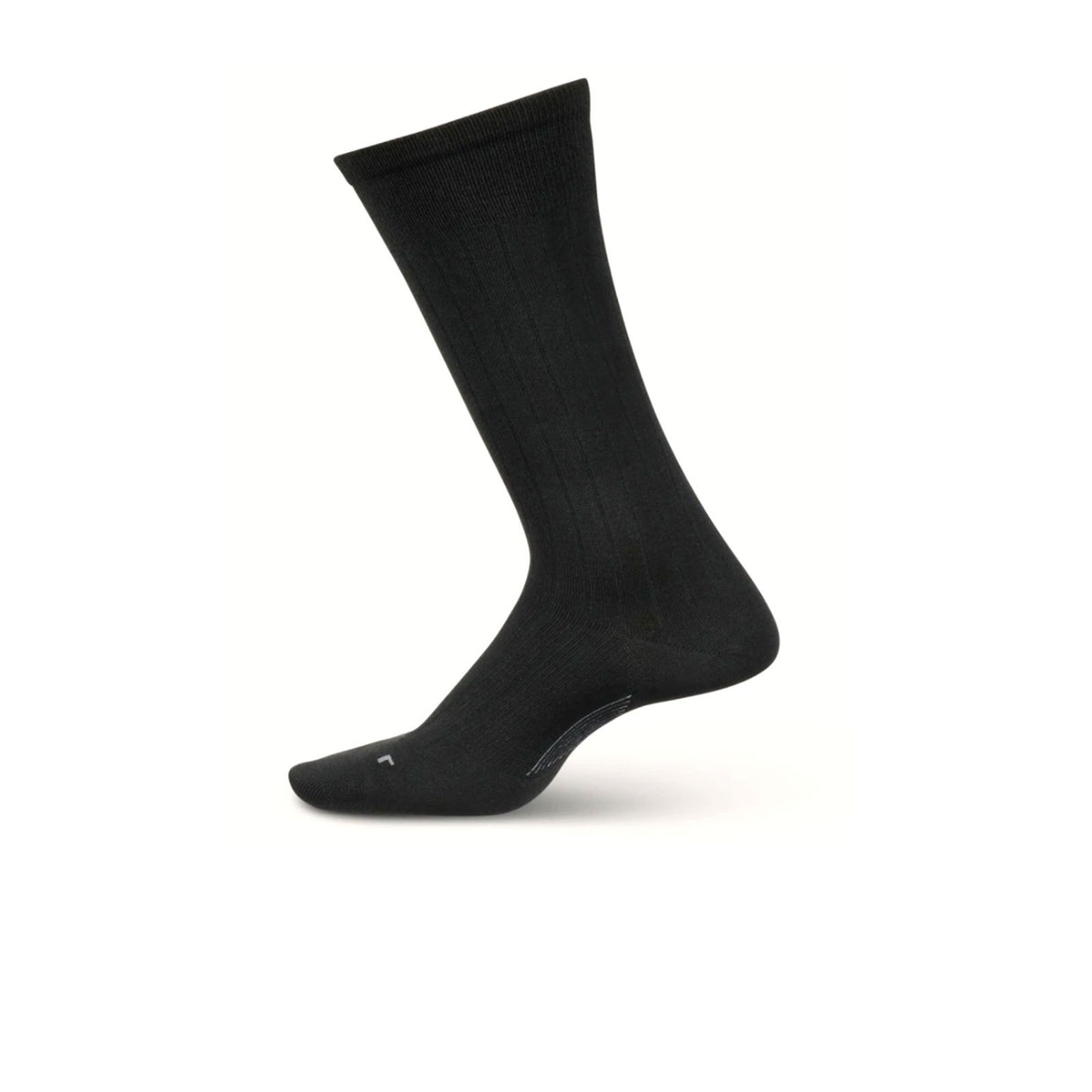 Feetures LM15001 Everyday Ultra Light Wide Rib Crew Sock (Men) - Black Accessories - Socks - Lifestyle - The Heel Shoe Fitters