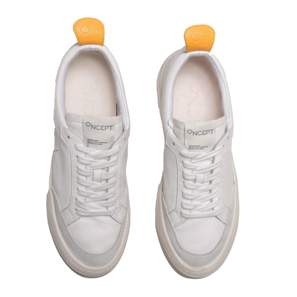 Oncept London Sneaker (Women) - White Cloud Athletic - Casual - Lace Up - The Heel Shoe Fitters