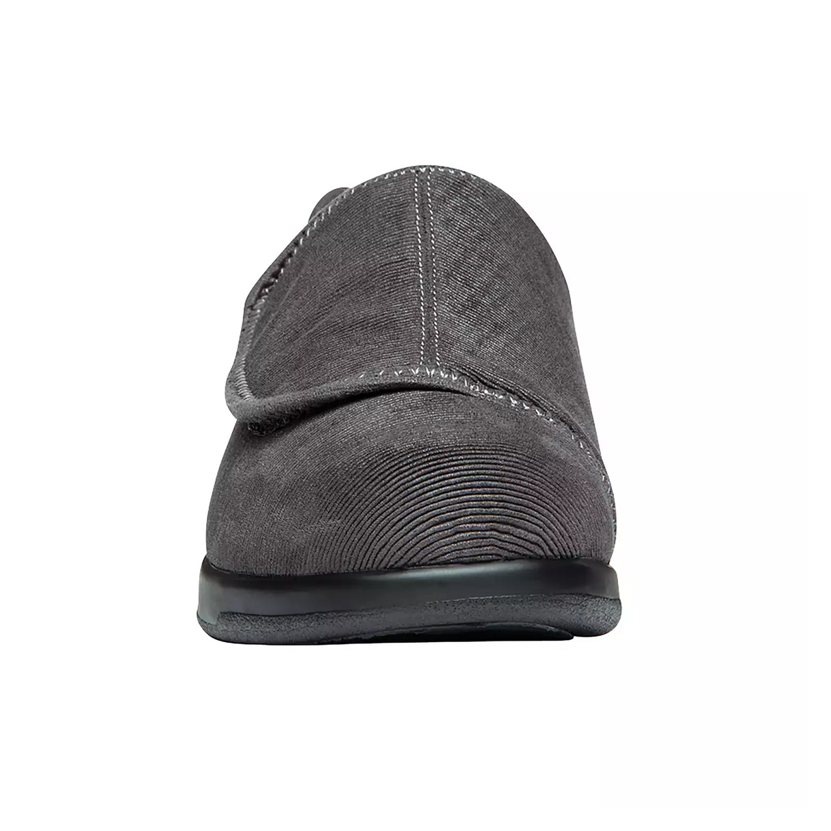 Propet Cush N Foot Slipper (Men) - Slate Corduroy Dress-Casual - Slipper - The Heel Shoe Fitters