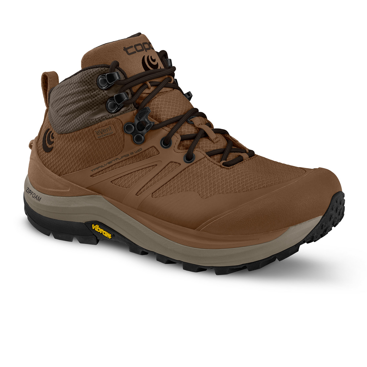 Topo Trailventure 2 Waterproof Hiking Boot (Men) - Brown/Tan Athletic - Running - Trail - The Heel Shoe Fitters