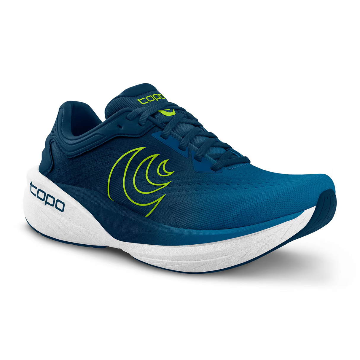 Topo Phantom 4 Running Shoe (Men) - Blue/Lime Athletic - Running - Neutral - The Heel Shoe Fitters