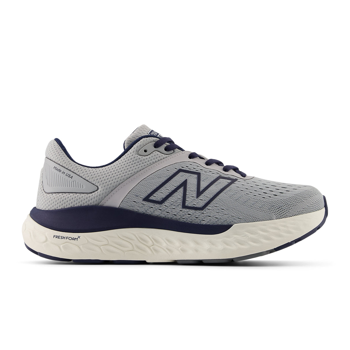 New Balance Fresh Foam X 1540 v4 Running Shoe (Men) - Aluminum Grey/NB Navy Athletic - Running - Motion Control - The Heel Shoe Fitters