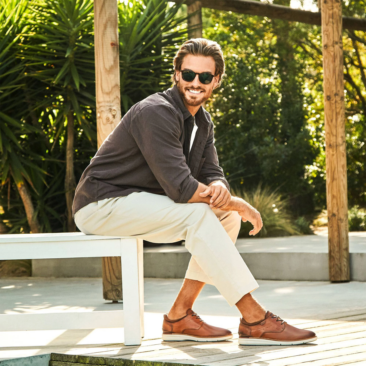 Pikolinos Manacor M1A-4276C1 Oxford (Men) - Brandy Dress-Casual - Oxford - The Heel Shoe Fitters