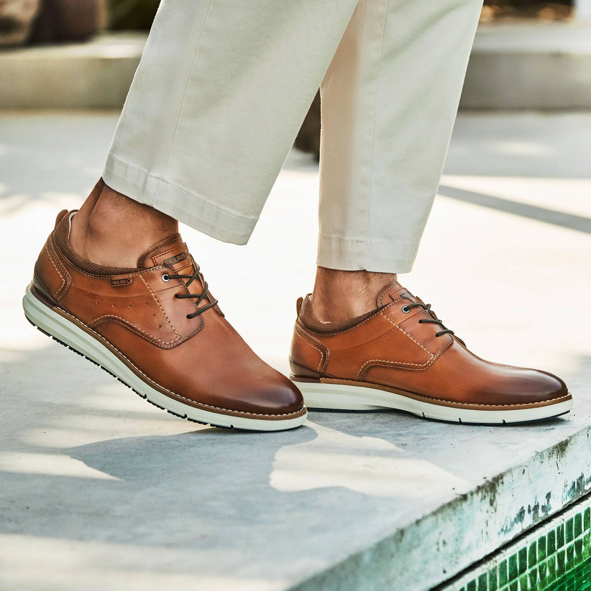 Pikolinos Manacor M1A-4276C1 Oxford (Men) - Brandy Dress-Casual - Oxford - The Heel Shoe Fitters