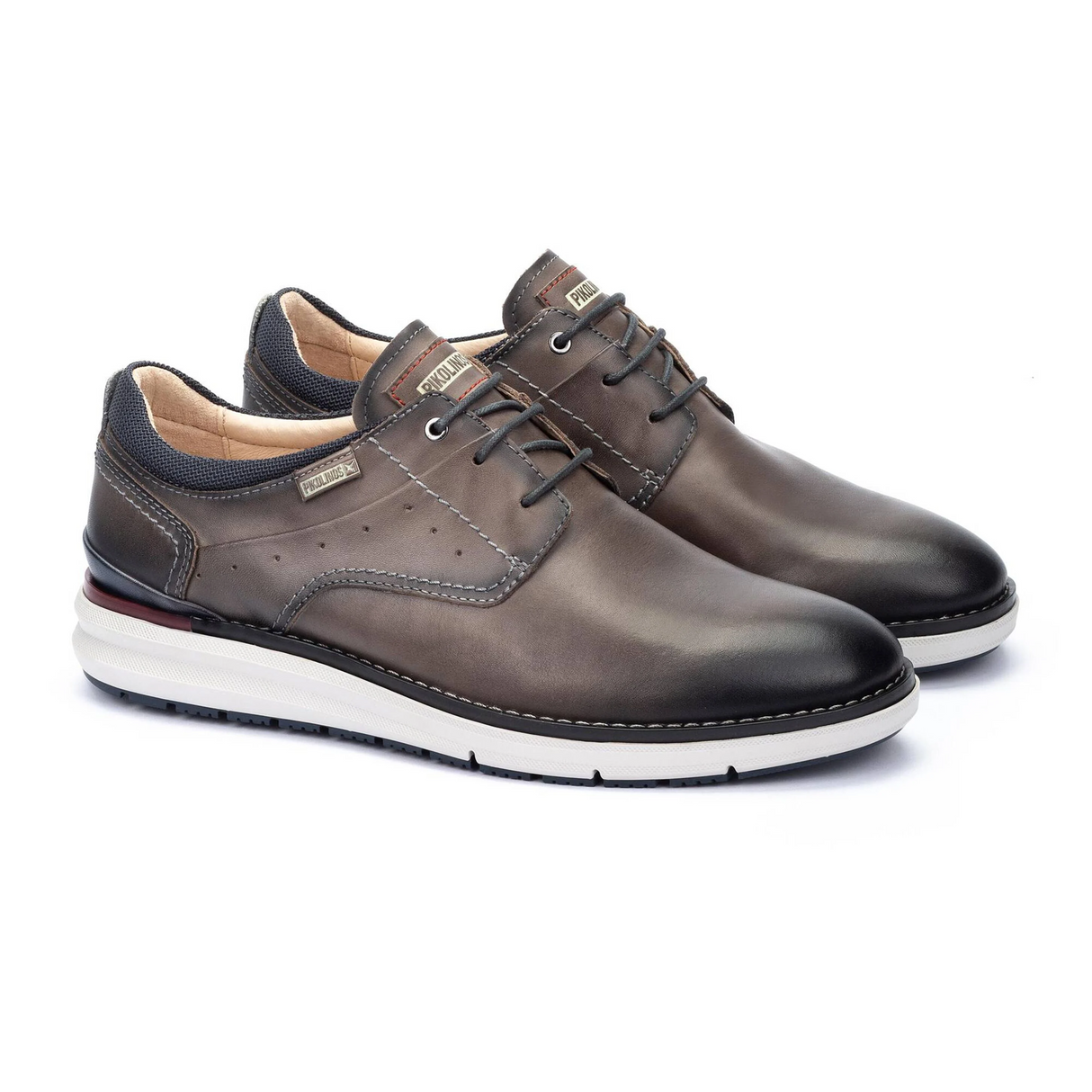Pikolinos Manacor M1A-4276C1 Oxford (Men) - Dark Grey Dress-Casual - Oxford - The Heel Shoe Fitters