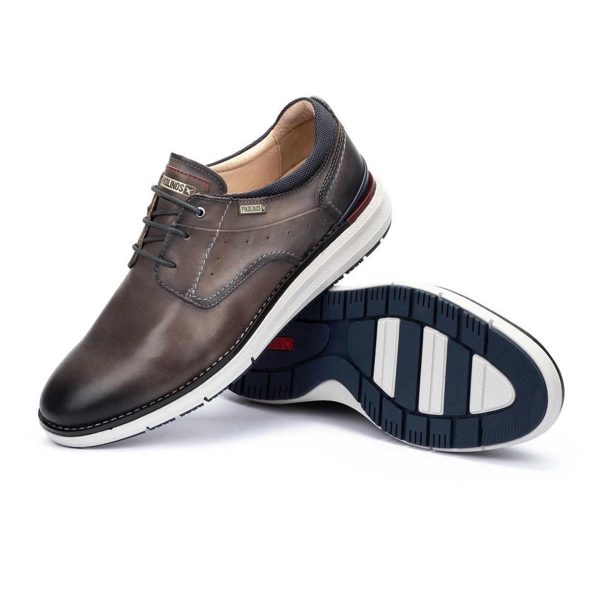 Pikolinos Manacor M1A-4276C1 Oxford (Men) - Dark Grey Dress-Casual - Oxford - The Heel Shoe Fitters