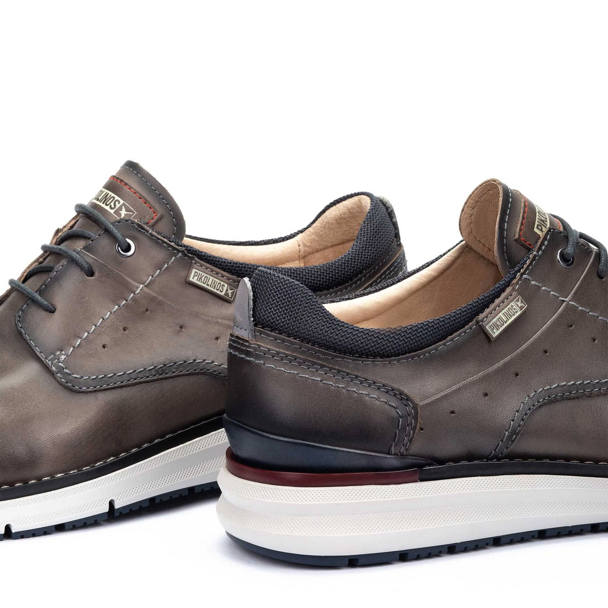 Pikolinos Manacor M1A-4276C1 Oxford (Men) - Dark Grey Dress-Casual - Oxford - The Heel Shoe Fitters