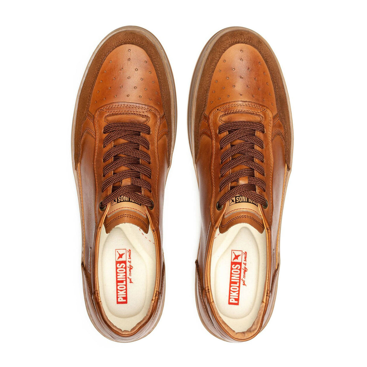 Pikolinos Xativa M1K-6383C1 Sneaker (Men) - Brandy Athletic - Casual - Lace Up - The Heel Shoe Fitters