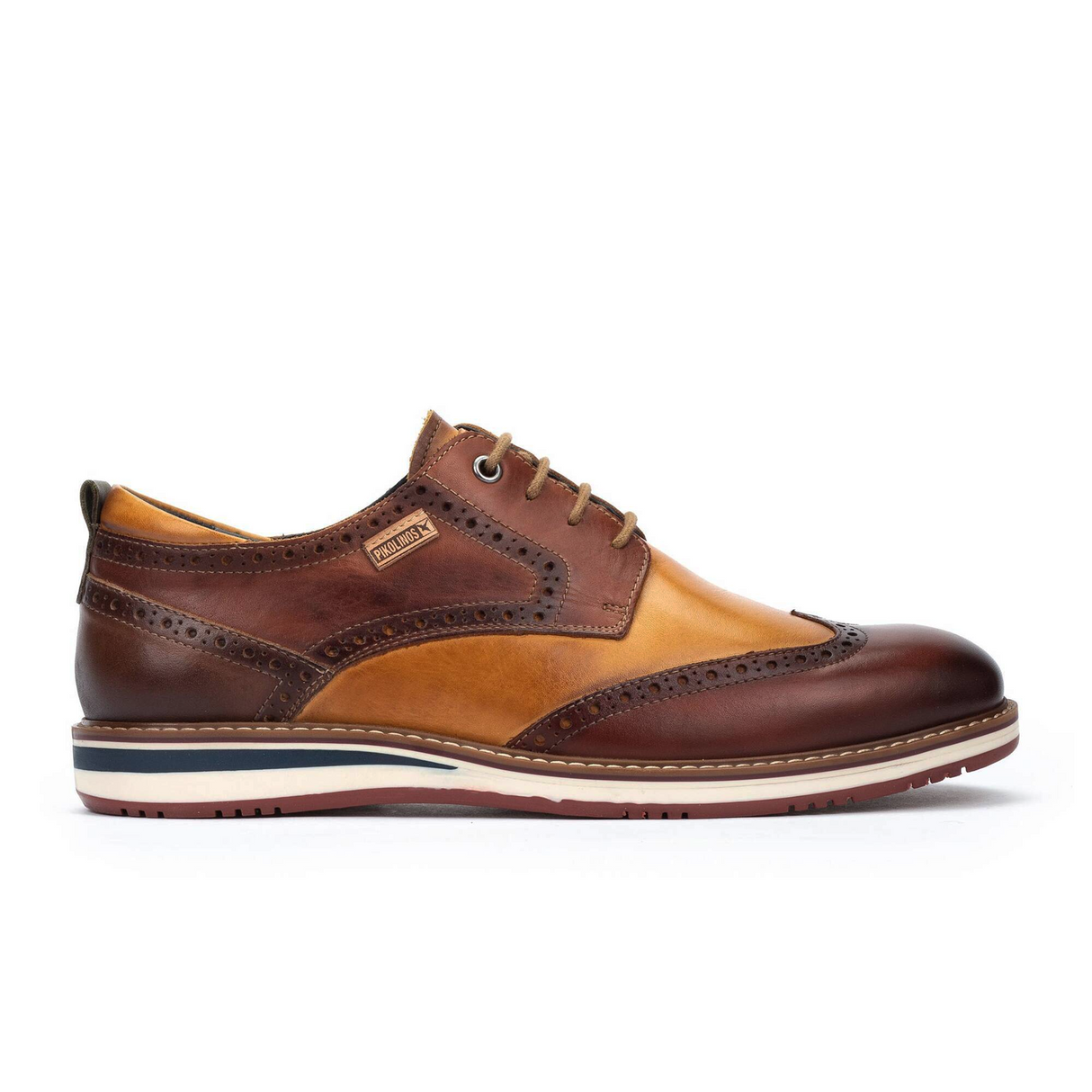 Pikolinos Avila M1T-4191C3 Oxford (Men) - Cognac Dress-Casual - Oxford - The Heel Shoe Fitters