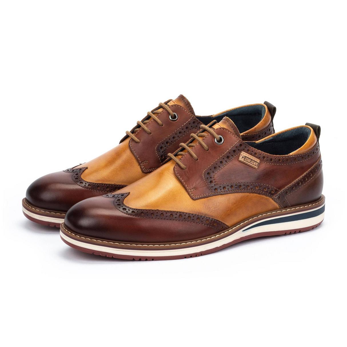 Pikolinos Avila M1T-4191C3 Oxford (Men) - Cognac Dress-Casual - Oxford - The Heel Shoe Fitters
