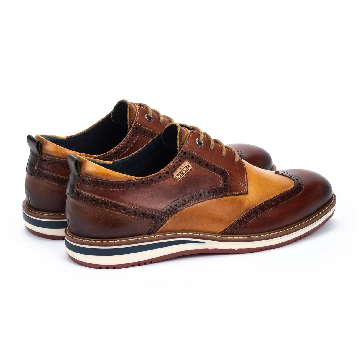 Pikolinos Avila M1T-4191C3 Oxford (Men) - Cognac Dress-Casual - Oxford - The Heel Shoe Fitters