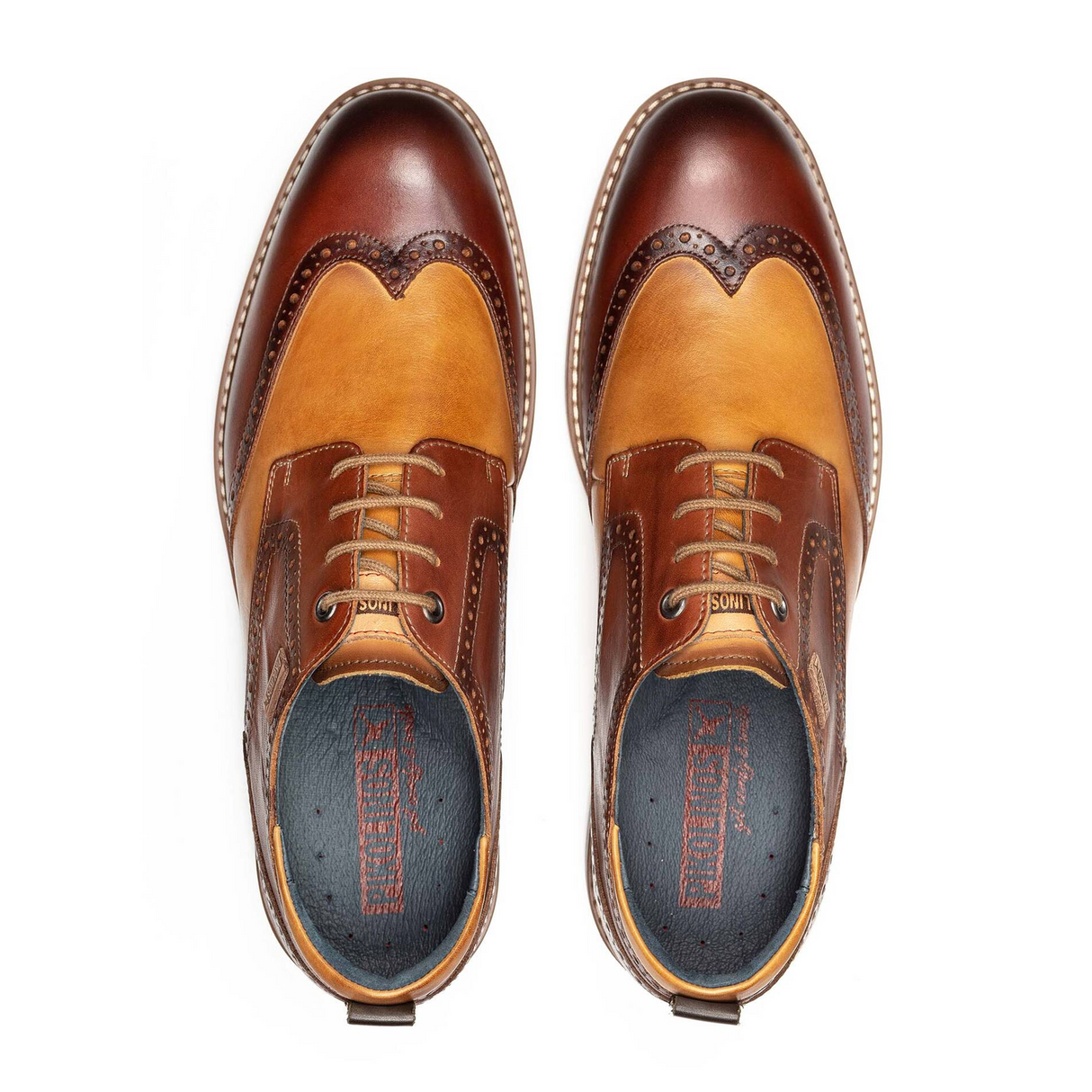 Pikolinos Avila M1T-4191C3 Oxford (Men) - Cognac Dress-Casual - Oxford - The Heel Shoe Fitters