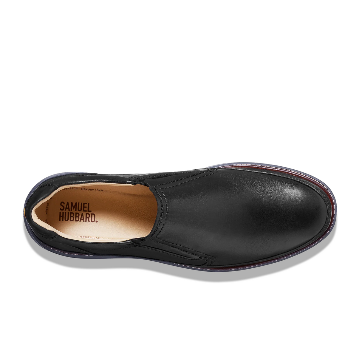 Samuel Hubbard Rafael Hybrid Slip On (Men) - Black Leather Dress-Casual - Slip On - The Heel Shoe Fitters
