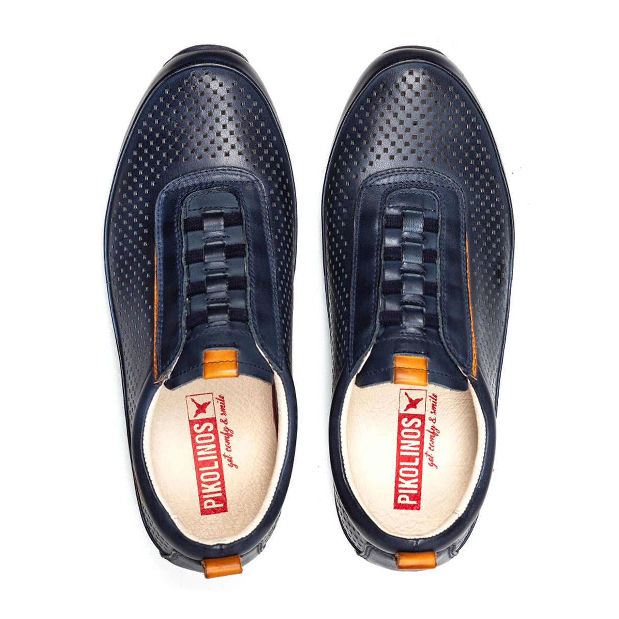 Pikolinos Liverpool M2A-6252 Sneaker (Men) - Blue Leather Athletic - Casual - Lace Up - The Heel Shoe Fitters