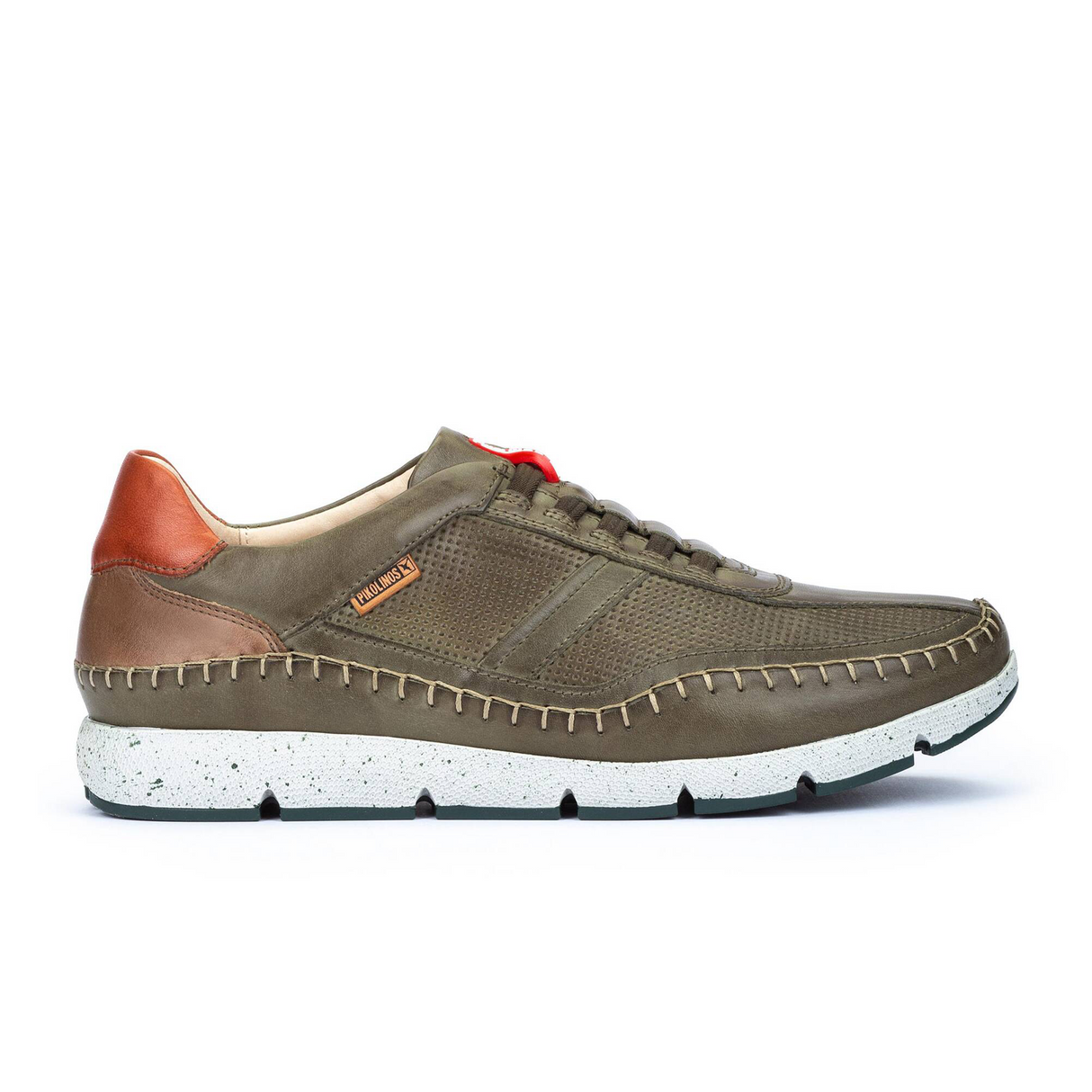 Pikolinos Fuencarral M4U-6046C5 Sneaker (Men) - Pickle Leather Athletic - Casual - Slip On - The Heel Shoe Fitters