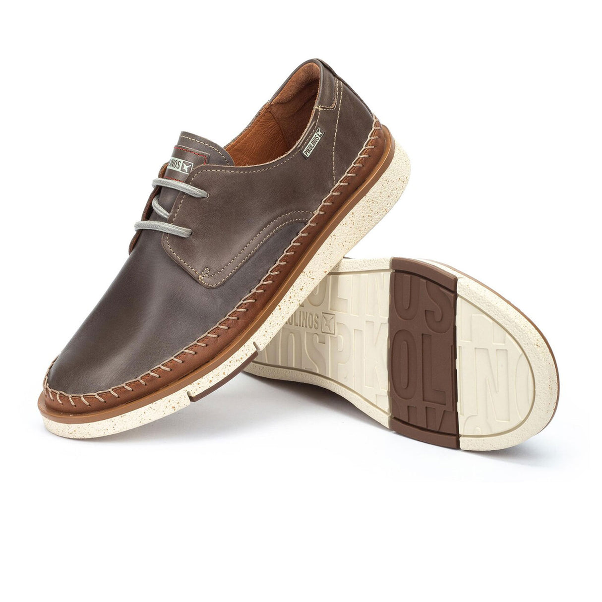 Pikolinos San Juan M6L-4275C2 Oxford (Men) - Dark Grey Dress-Casual - Oxford - The Heel Shoe Fitters