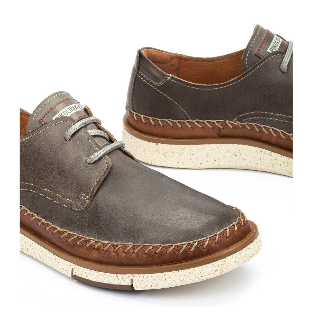 Pikolinos San Juan M6L-4275C2 Oxford (Men) - Dark Grey Dress-Casual - Oxford - The Heel Shoe Fitters