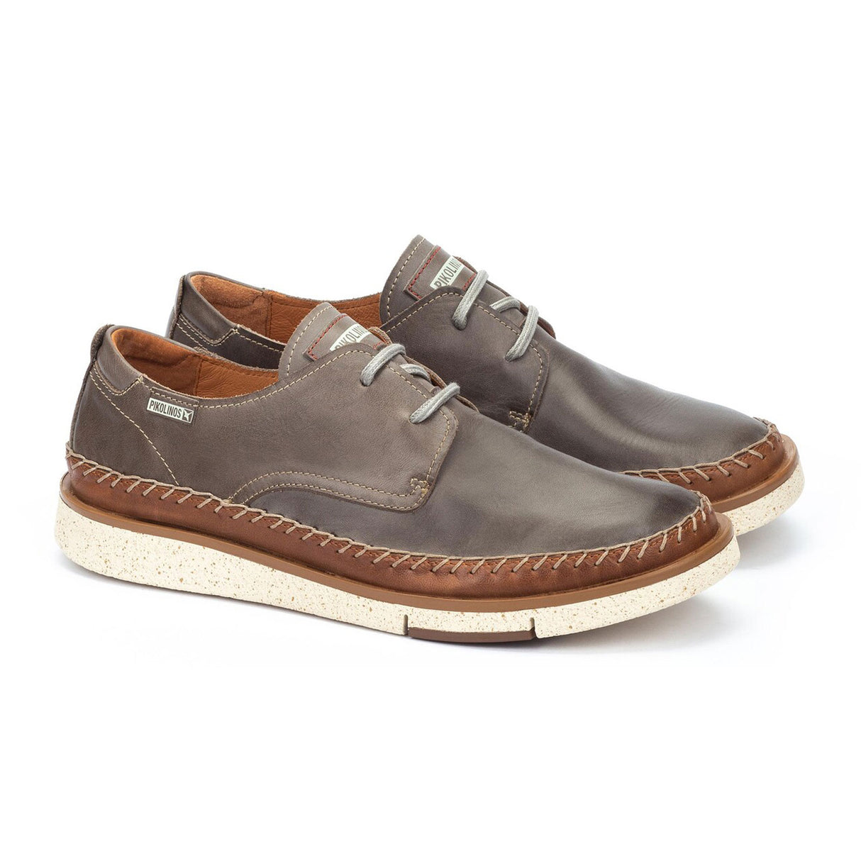 Pikolinos San Juan M6L-4275C2 Oxford (Men) - Dark Grey Dress-Casual - Oxford - The Heel Shoe Fitters