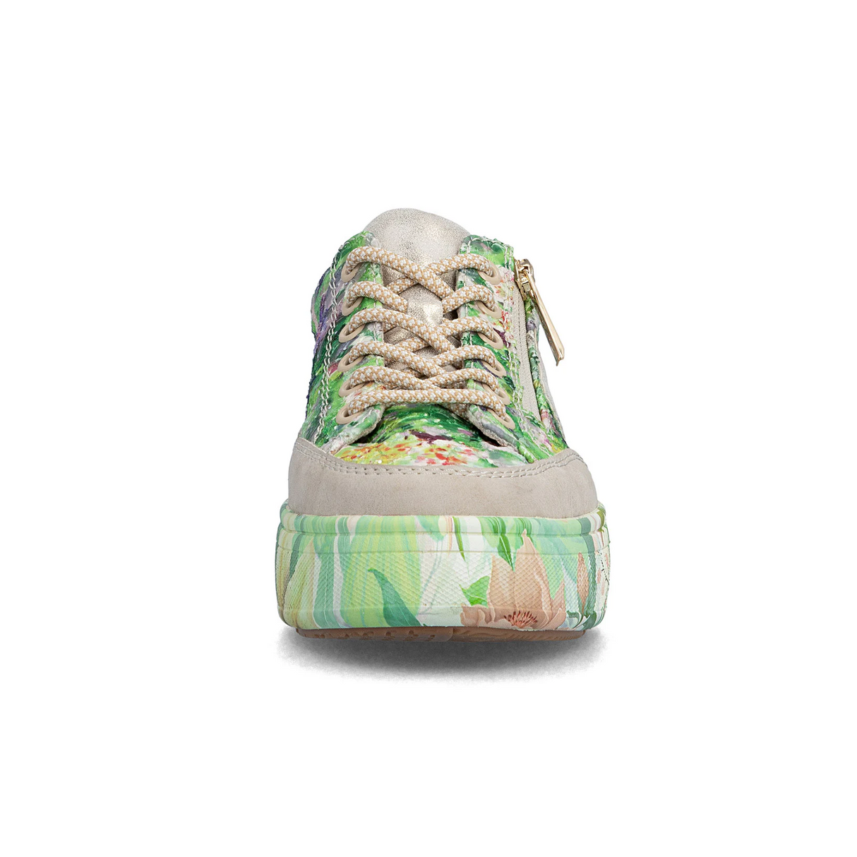 Rieker Brooke 11 Sneaker (Women) - Ginger/Multi/Muschel Athletic - Casual - Lace Up - The Heel Shoe Fitters