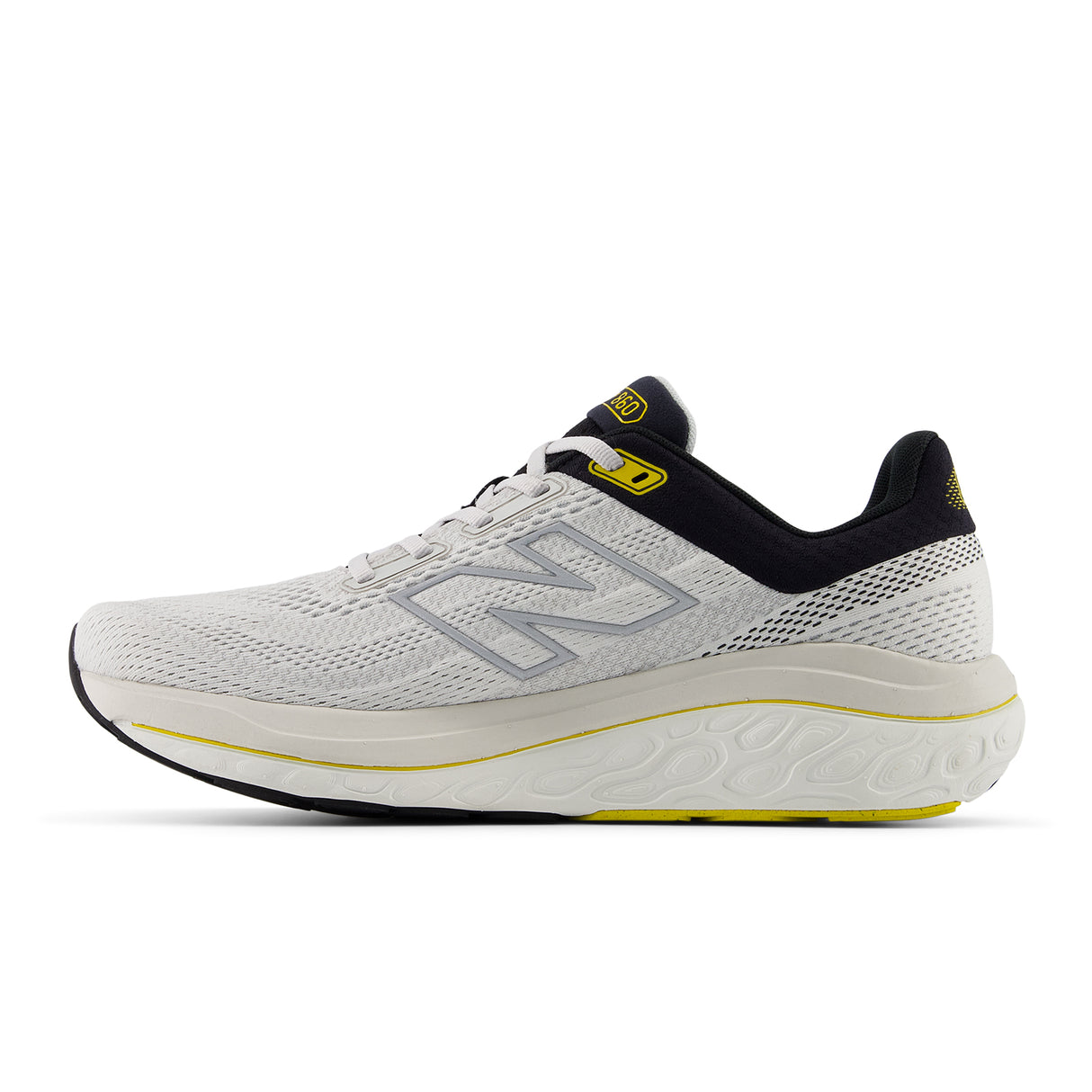 New Balance Fresh Foam X 860 v14 Running Shoe (Men) - Grey Matter/Black/Ginger Lemon Athletic - Running - Stability - The Heel Shoe Fitters