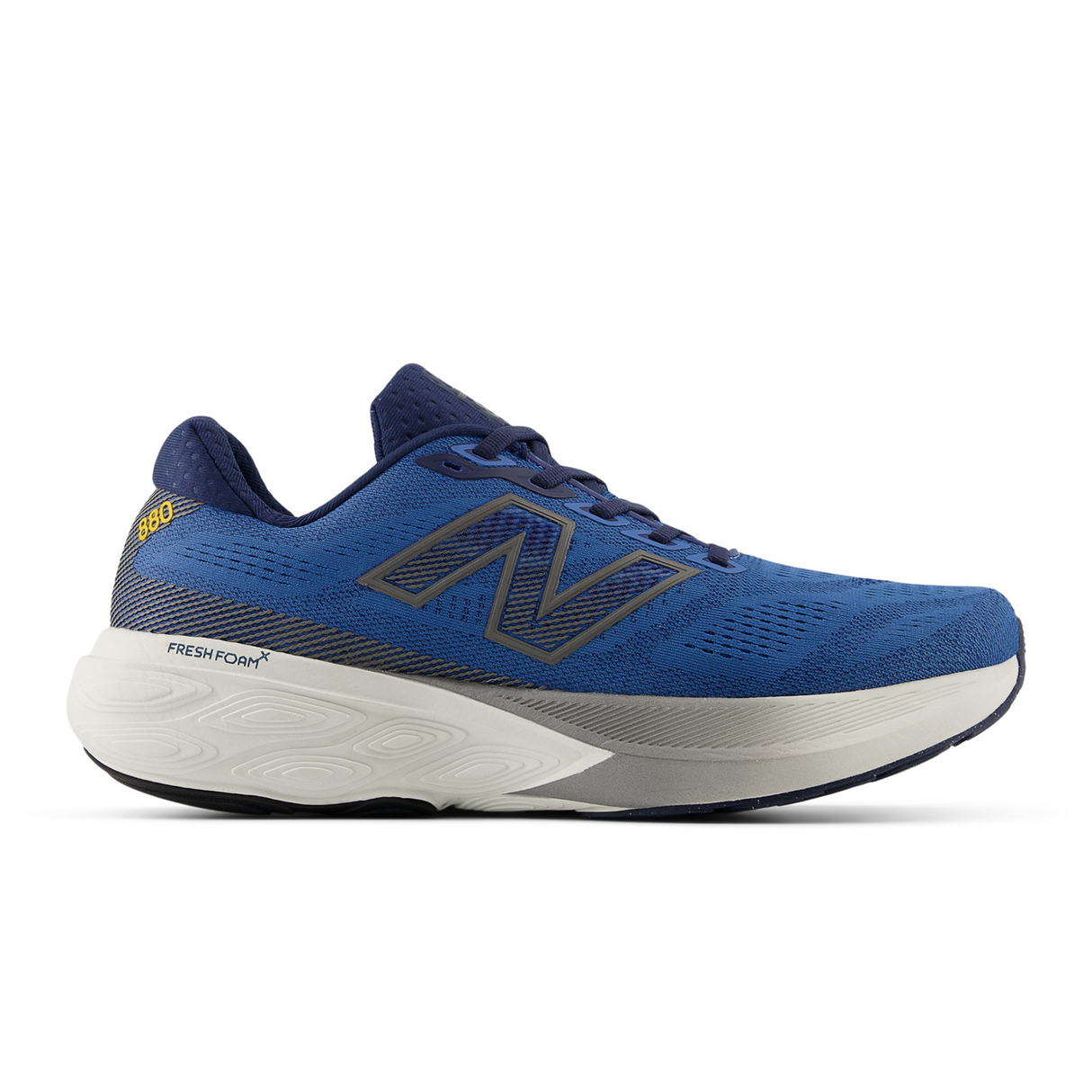New Balance Fresh Foam X 880 v15 Running Shoe (Men) - Sea Stone/NB Navy/Marmalade Athletic - Running - Cushion - The Heel Shoe Fitters