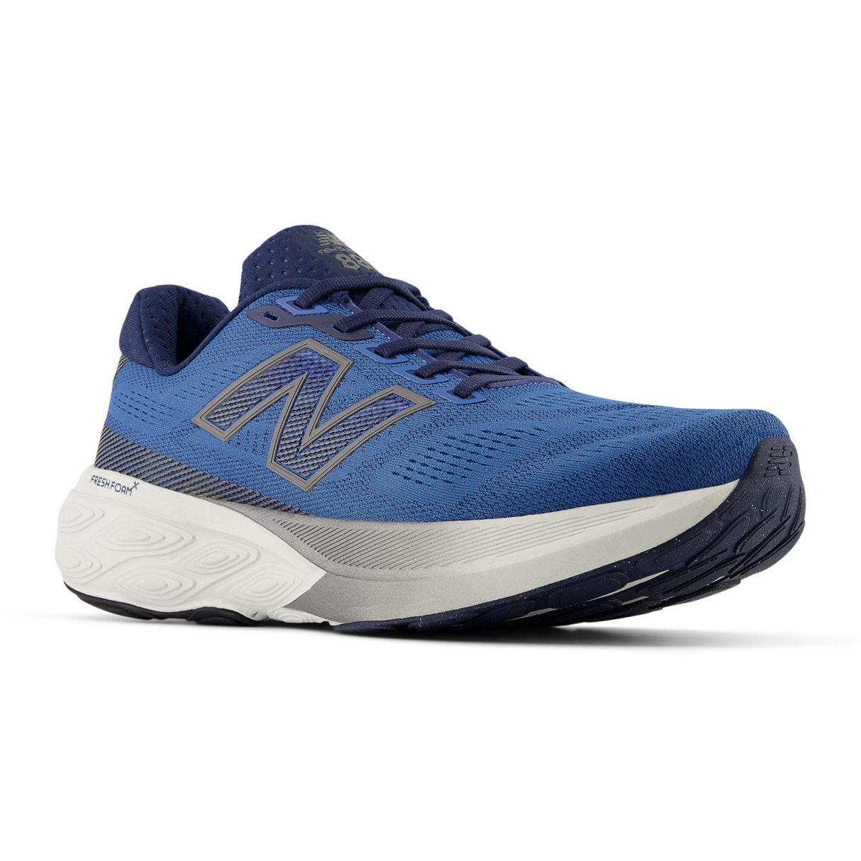 New Balance Fresh Foam X 880 v15 Running Shoe (Men) - Sea Stone/NB Navy/Marmalade Athletic - Running - Cushion - The Heel Shoe Fitters