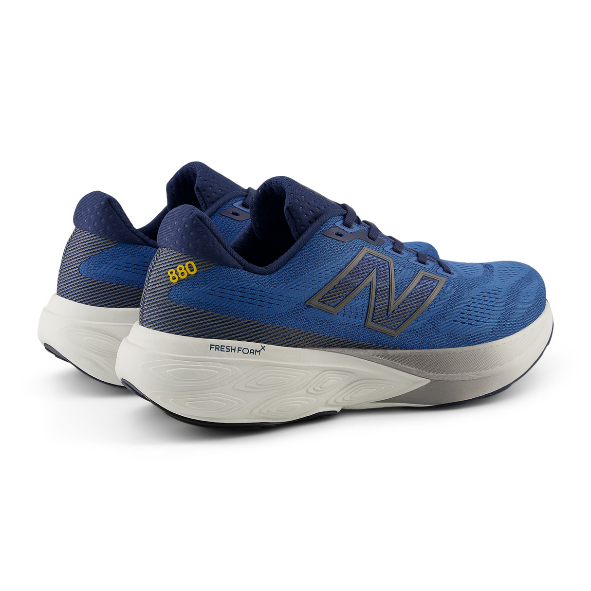 New Balance Fresh Foam X 880 v15 Running Shoe (Men) - Sea Stone/NB Navy/Marmalade Athletic - Running - Cushion - The Heel Shoe Fitters