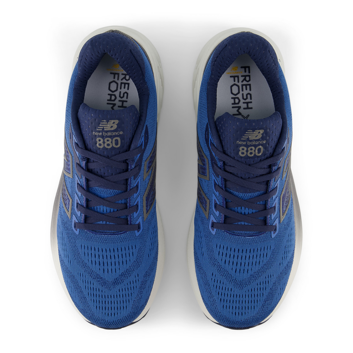 New Balance Fresh Foam X 880 v15 Running Shoe (Men) - Sea Stone/NB Navy/Marmalade Athletic - Running - Cushion - The Heel Shoe Fitters