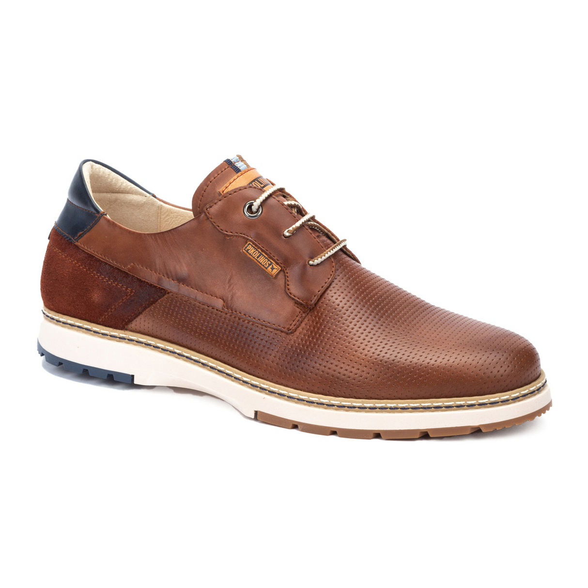 Pikolinos Olvera M8A-4222C1 Oxford (Men) - Cuero Leather Dress-Casual - Lace Up - The Heel Shoe Fitters