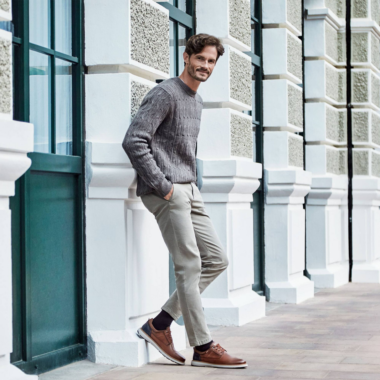 Pikolinos Bilbao M8D-4292C1 Lace Up (Men) - Cuero Dress-Casual - Oxford - The Heel Shoe Fitters