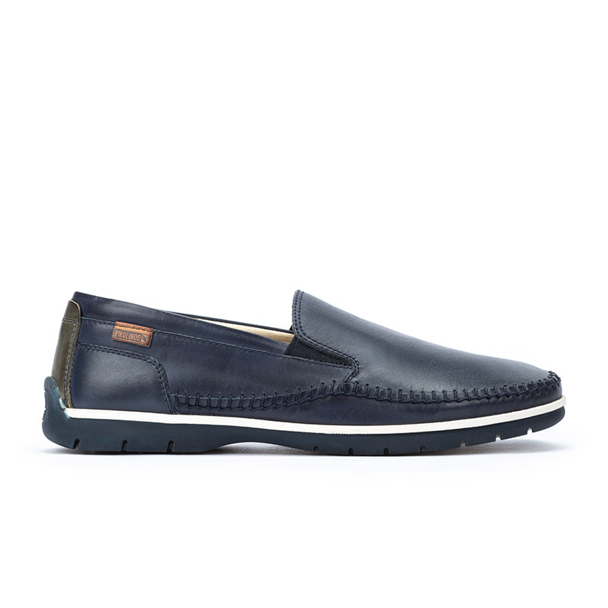 Pikolinos Marbella M9A-3111 Slip On Loafer (Men) - Blue Leather Dress-Casual - Loafers - The Heel Shoe Fitters