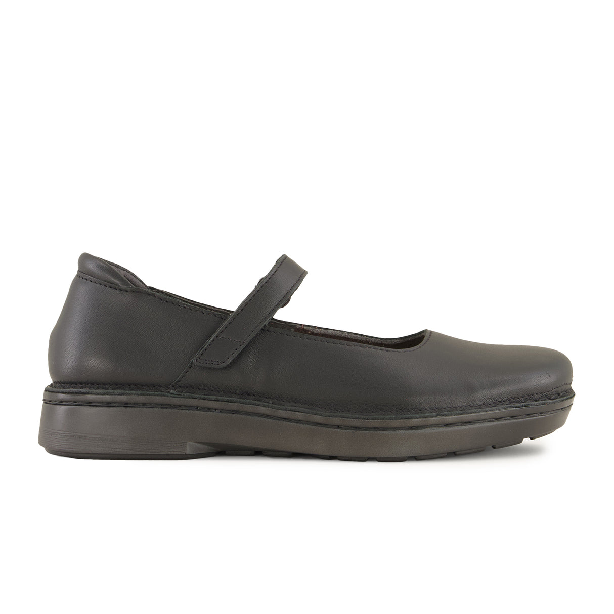 Naot Martinos Mary Jane (Women) - Jet Black Leather Dress-Casual - Slip On - The Heel Shoe Fitters