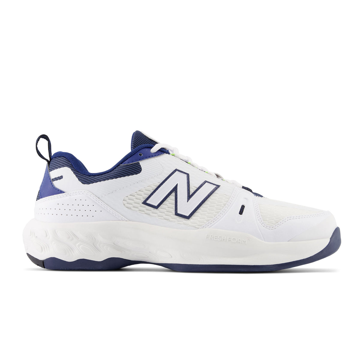 New Balance Fresh Foam X 1007 Court Shoe (Men) - White/Navy Athletic - Sport - The Heel Shoe Fitters