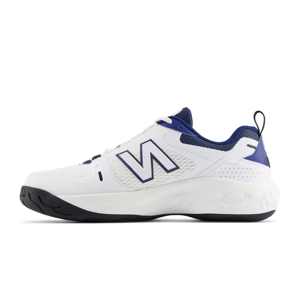 New Balance Fresh Foam X 1007 Court Shoe (Men) - White/Navy Athletic - Sport - The Heel Shoe Fitters