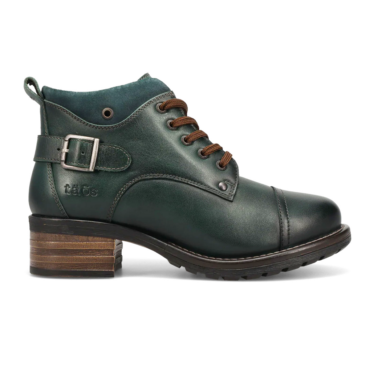 Taos Mini Crave Ankle Boot (Women) - Deep Teal Green Boots - Casual - Low - The Heel Shoe Fitters