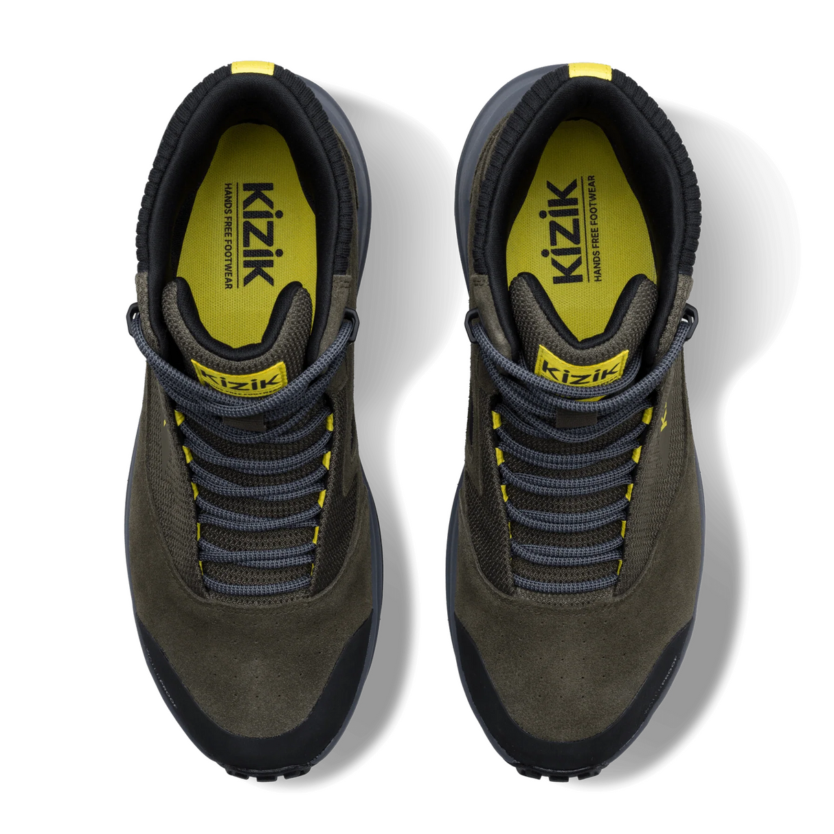 Kizik Freedom Hike (Men) - Olive Night/Smoked Pearl