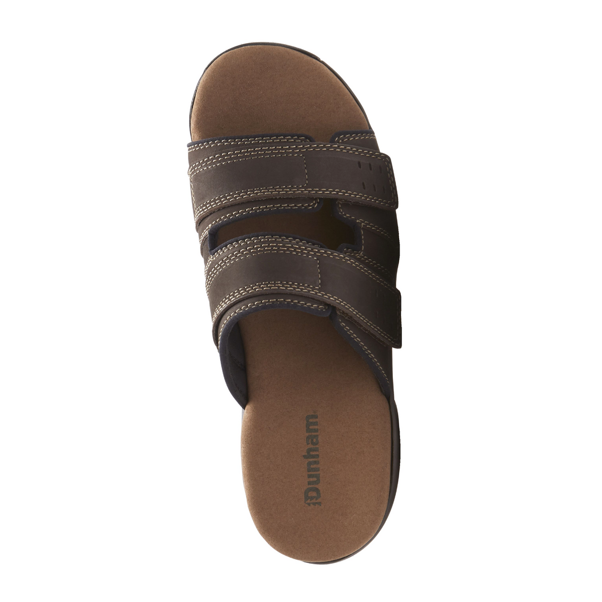 Dunham Newport Slide Sandal (Men) - Dark Brown Sandal - Slide - The Heel Shoe Fitters