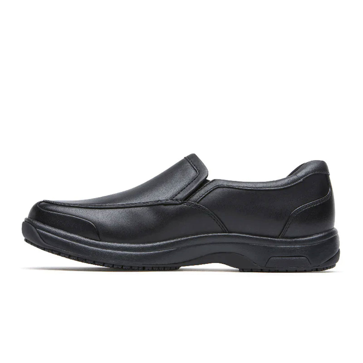 Dunham Battery Park Service Work Shoe (Men) - Black Boots - Work - Low - Soft Toe - The Heel Shoe Fitters