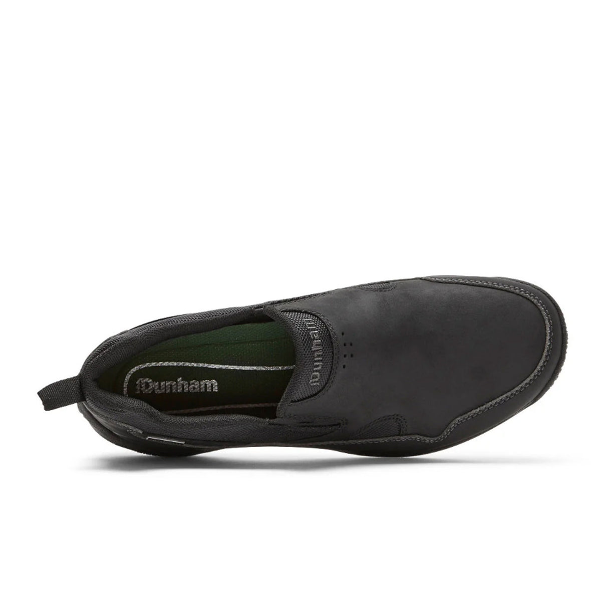 Dunham Ludlow Cloud Plus Slip On (Men) - Black Leather Dress-Casual - Slip On - The Heel Shoe Fitters