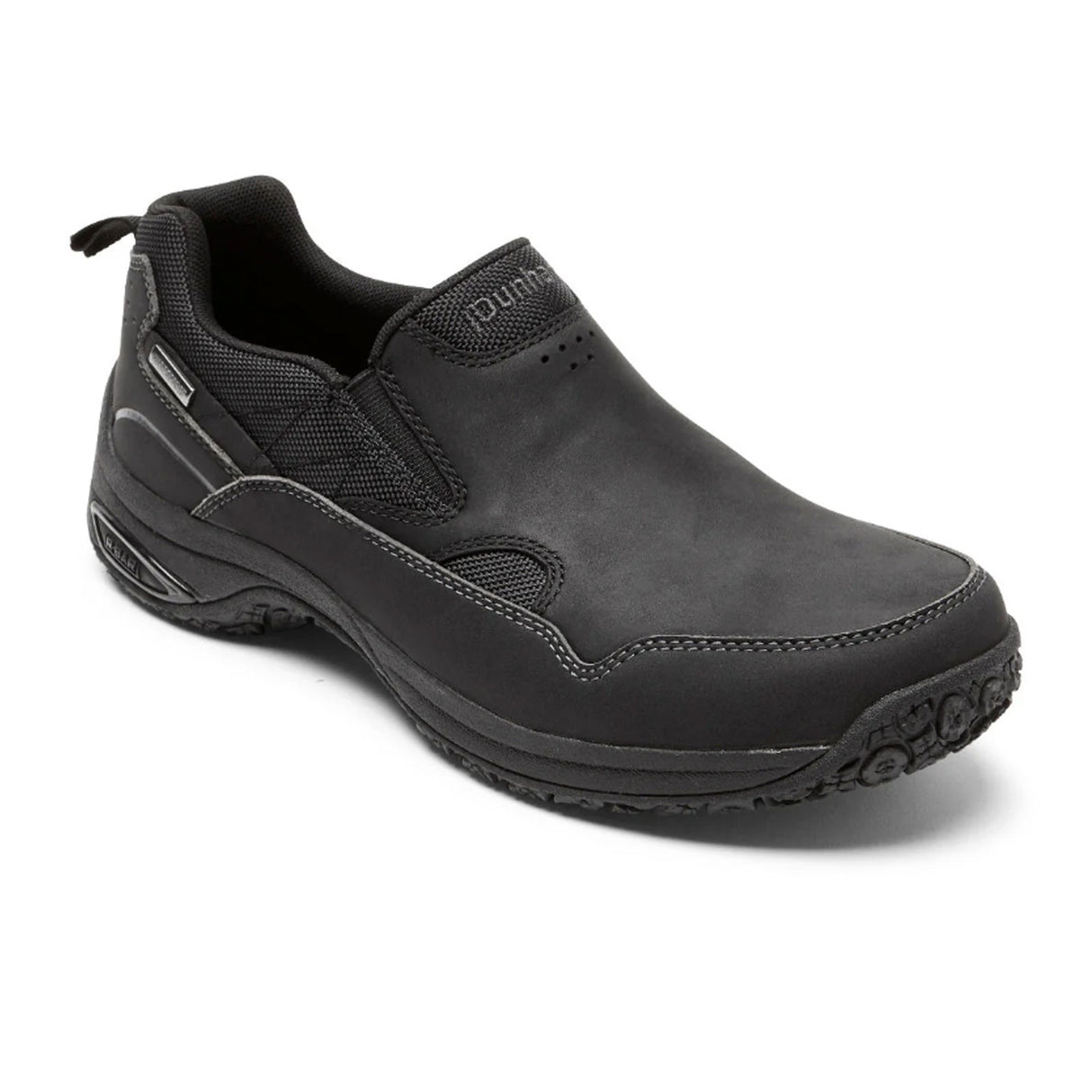 Dunham Ludlow Cloud Plus Slip On (Men) - Black Leather Dress-Casual - Slip On - The Heel Shoe Fitters