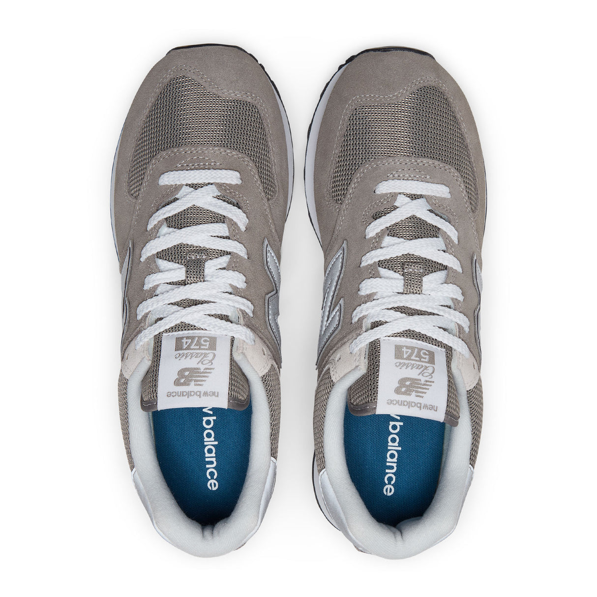 New Balance 574 Sneaker (Men) - Grey/White Athletic - Casual - Lace Up - The Heel Shoe Fitters