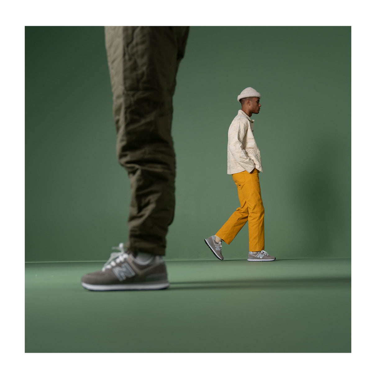 New Balance 574 Sneaker (Men) - Grey/White Athletic - Casual - Lace Up - The Heel Shoe Fitters