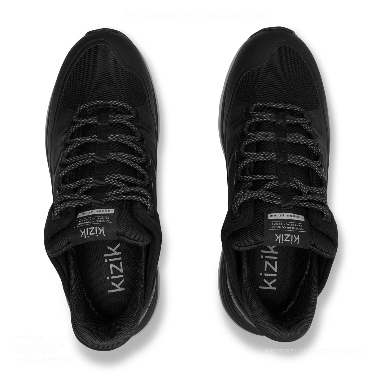 Kizik London All-Terrain Mid Waterproof Sneaker (Men) - Black/Alloy Athletic - Casual - Lace Up - The Heel Shoe Fitters
